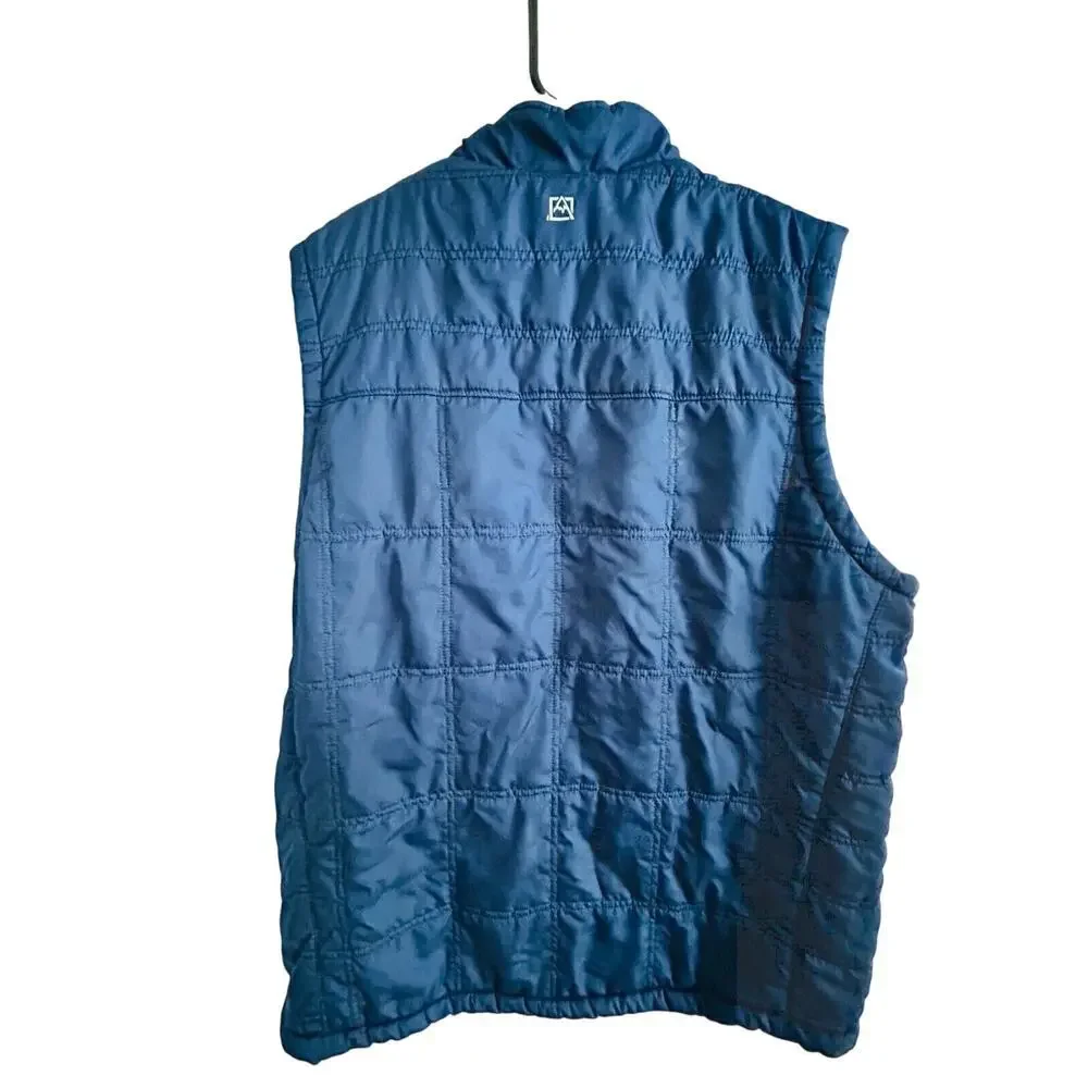 Avalanche (XL) Empire Men's Blue Insulated Vest Size Extra Large Winter Fall Ski - Picture 2 of 14